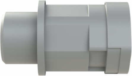 CONDUIT FTNG STR M16 NW12 IP66 GRY