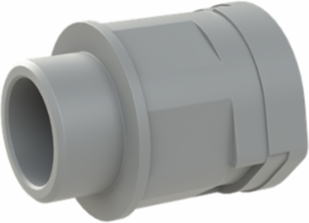CONDUIT FTNG STR M25 NW23 IP66 GRY