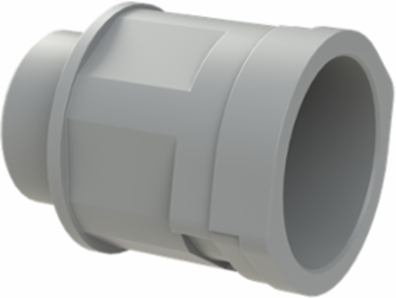 CONDUIT FTNG STR M25 NW23 IP66 GRY