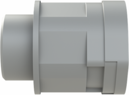 CONDUIT FTNG STR M25 NW23 IP66 GRY