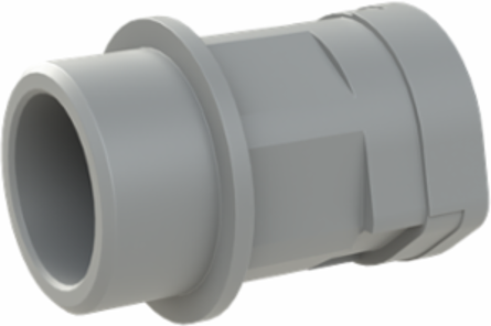 CONDUIT FTNG STR M25 NW17 IP66 GRY