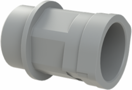 CONDUIT FTNG STR M25 NW17 IP66 GRY