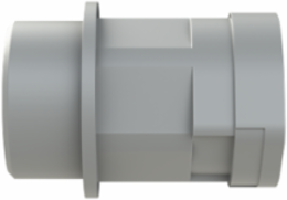 CONDUIT FTNG STR M25 NW17 IP66 GRY