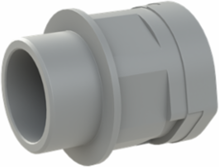 CONDUIT FTNG STR M40 NW36 IP66 GRY
