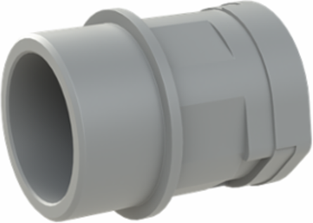 CONDUIT FTNG STR M40 NW29 IP66 GRY