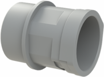 CONDUIT FTNG STR M40 NW29 IP66 GRY