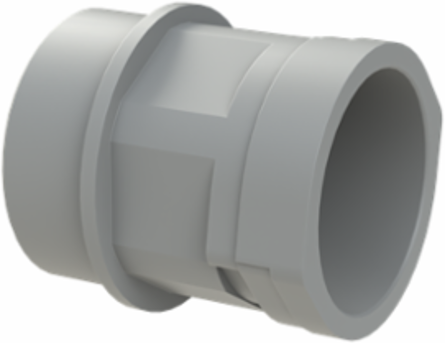 CONDUIT FTNG STR M50 NW36 IP66 GRY