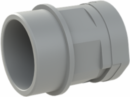 CONDUIT FTNG STR M50 NW36 IP66 GRY