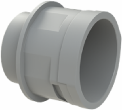 CONDUIT FTNG STR M50 NW48 IP66 GRY