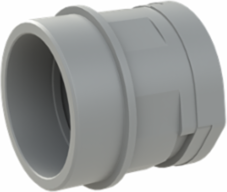 CONDUIT FTNG STR M63 NW48 IP66 GRY