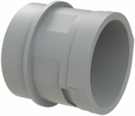 CONDUIT FTNG STR M63 NW48 IP66 GRY