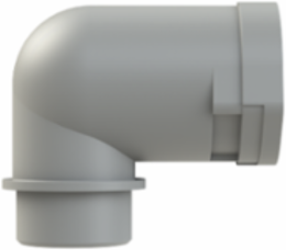 CONDUIT FTNG 90D M25 NW23 IP66 GRY