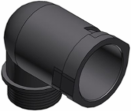 CONDUIT FTNG 90D PG09 NW10 IP66 GRY