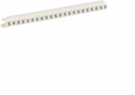 CLIP-ON MKER WH:5(BAG/200)AWG12-10