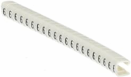CLIP-ON MKER WH:6(BAG/200)AWG12-10