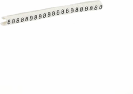 CLIP-ON MKER WH:8(BAG/200)AWG12-10