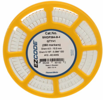 WIRE MKR PLUS WH: 4 (CD/250)AWG12-4