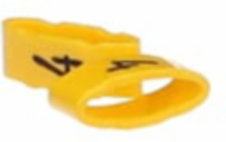 K TYPE MARKER YEL:4 (BAG/100)