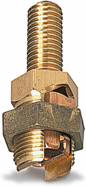 Mechanical Grounding Connector for 8-12 Stranded/Solid Wire, 1/4-20 Stud Size