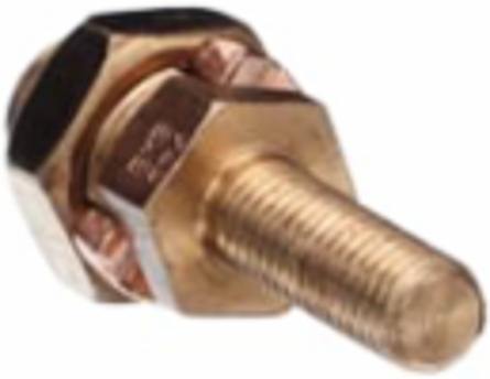 Long Stud Single Service Post Connector, 3/8 Inch Stud Size for Grounding