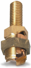 Long Stud Single Service Post Connector, 3/8 Inch Stud Size for Grounding