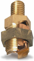 Short Stud Single Service Post Connector 1/0-2 Stranded, 1/2 Inch Stud Size