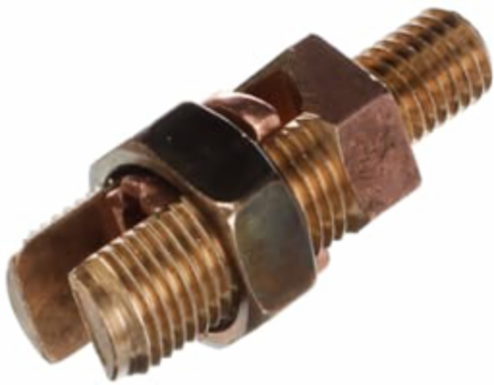 Short Stud Double Service Post Connector for 2/0-2 AWG Conductors, 1/2 Inch Stud