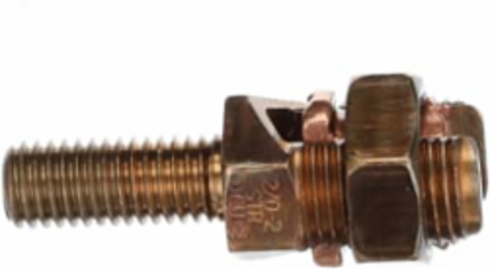 Single Service Post Connector for 2/0-2 Stranded/Solid Conductors, 1/2 Inch Stud Size