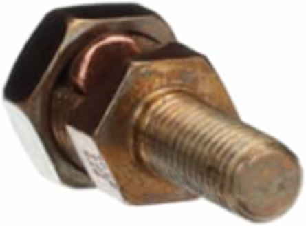 Single Service Post Connector for 2/0-2 Stranded/Solid Conductors, 1/2 Inch Stud Size