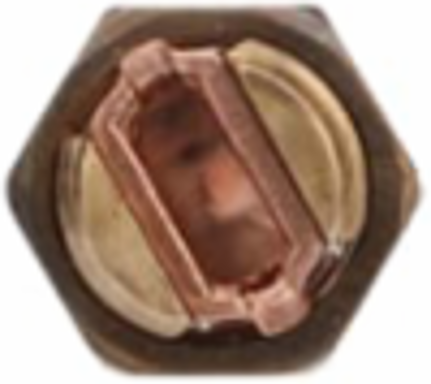 Short Stud Single Service Post Connector for Conductors 2/0 - 2, Bronze Material
