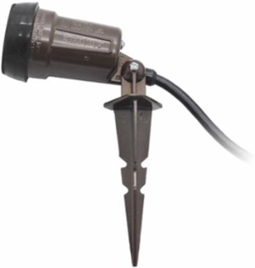 Portable Green Spike Light with 6 Foot Cord, Aluminum Alloy Construction