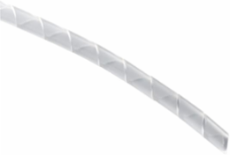 Flexible Polyethylene Spiral Wrap, 0.187 Inch OD, Flame Retardant