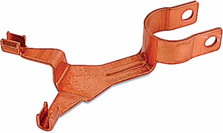Ground Clamp for Wire Range #8/#6 - #4, Copper, Fits Posts up to 1 Inch Square