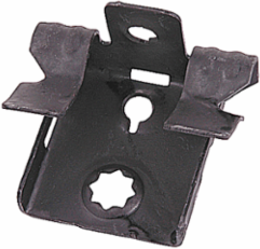 Hammer-On Flange Clip, Flange Thickness 5/16 Inch - 1/2 Inch, Steel