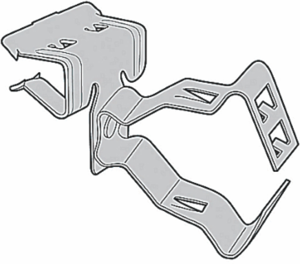 Side Flange-Mount Conduit Clip 1-1/2 Inch, Steel Material