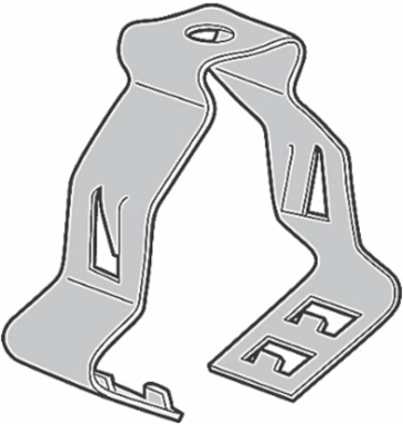 Conduit Clip 1-1/4 Inch Steel, Easy Hand Installation, UL Certified