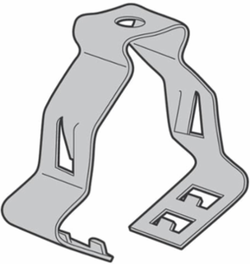 Steel Conduit Clip 1 Inch Mounting Hole 1/4-20 Thread