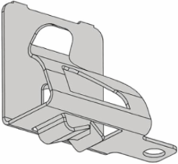 MC/AC Cable Clip - Steel, Zinc Phosphate Finish, Supports 2 Runs
