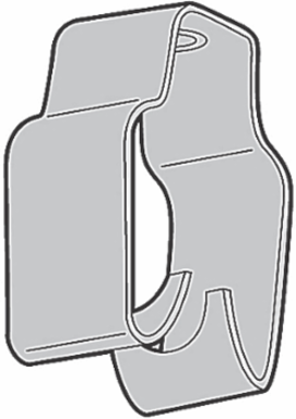 Conduit Clip 3/4 Inch, Steel, for 1/2-1 Inch EMT & Rigid Conduit