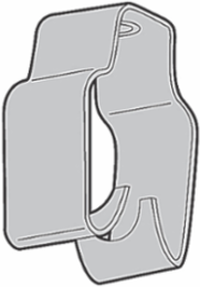 Conduit Clip 3/4 Inch, Steel, for 1/2-1 Inch EMT & Rigid Conduit