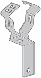 Clip, Finger Close Conduit, 1/2 Inch & 3/4 Inch, Steel