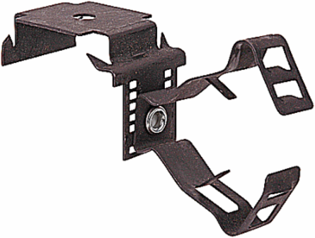 Snap-On Conduit Support Clip, 1/2 Inch to 3/4 Inch, Steel, 25 Count