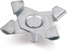 Back to Back Conduit Clip, #8-32 x 7/16 Inch, Steel, 18.5 lbs per 100