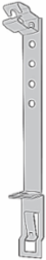 Adjustable Box and Conduit Support Bracket, 4-1/4 to 7-1/4 Inch Span, Steel
