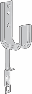 Cable Support Hook 1-5/16 Inch Steel, 100 lb Capacity