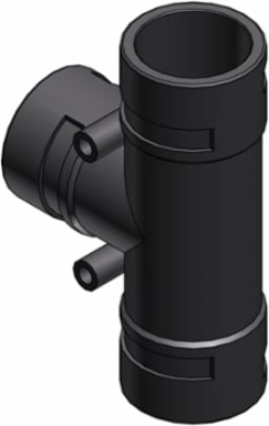 T-CONN 1PC 3X NW23 PA6 IP66 GRY