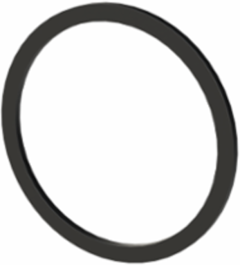 Captive Thread Sealing Washer M40 Rubber Black