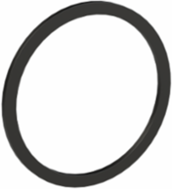 Captive Thread Sealing Washer M40 Rubber Black