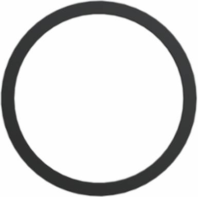 Captive Thread Sealing Washer M40 Rubber Black