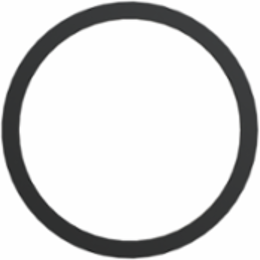 Captive Thread Sealing Washer M40 Rubber Black
